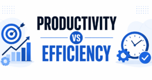 productivity vs efficiency